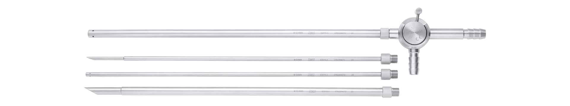 Suction and irrigation tube. Laparoscopic instruments. Φ5, Φ10mm.